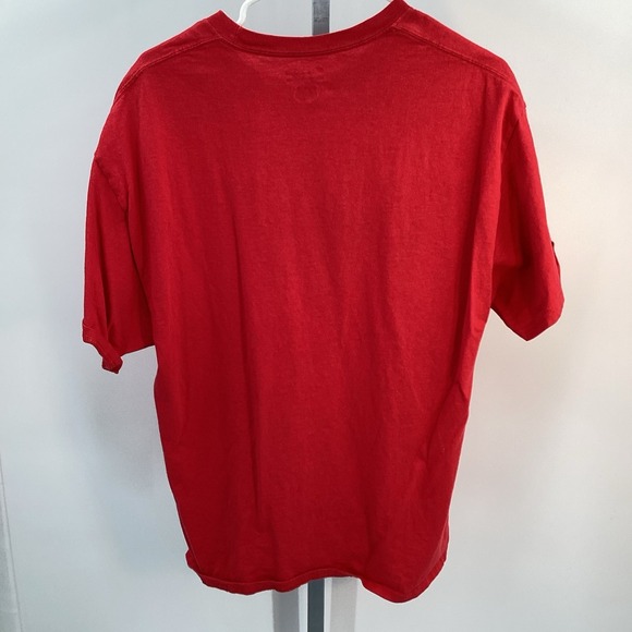 Mens Champion NC State Wolfpack Softball Short Sleeve T-shirt- Red- XL - Picture 6 of 8